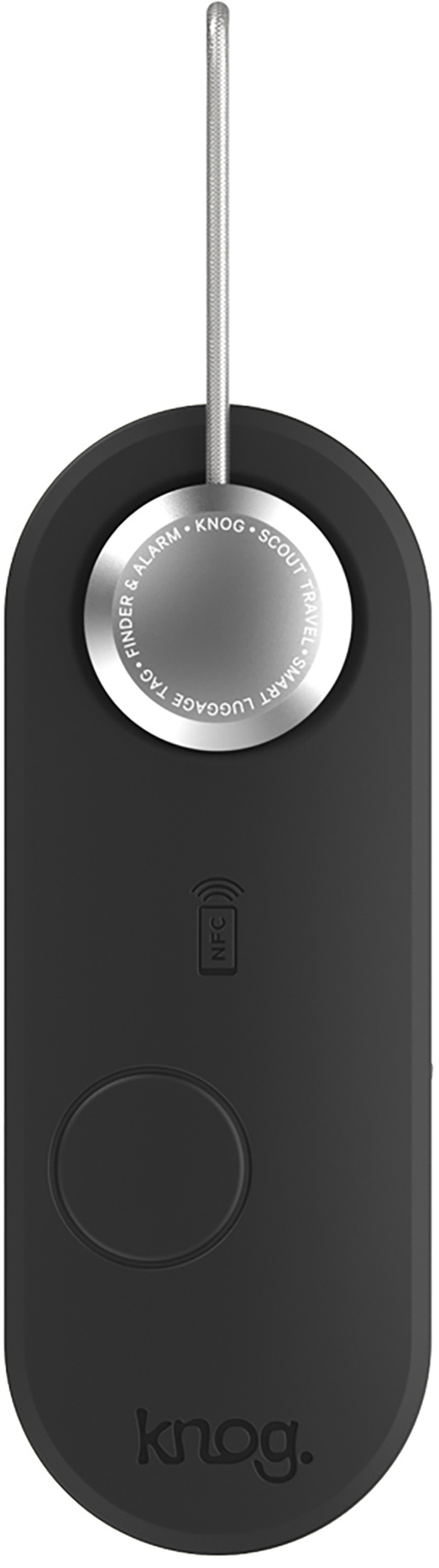 Tilbehør - Cykellås - Knog Scout Travel Alarm & GPS Locator - Sort (Apple Find My)