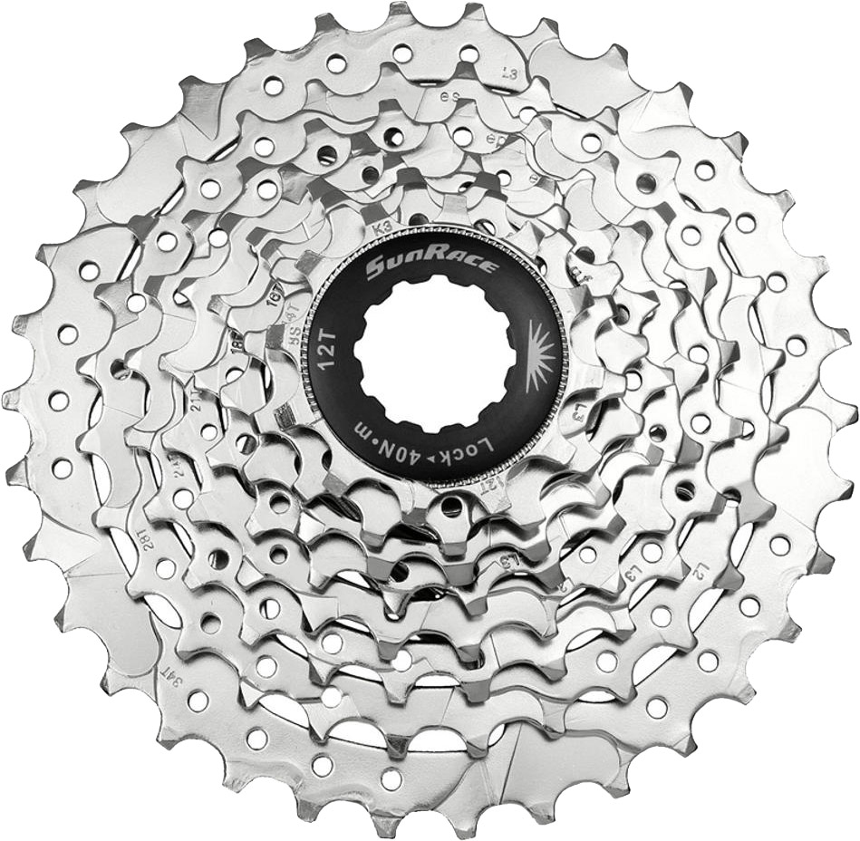 Sunrace CSM66 Kassette 8 speed 11-32T MTB Nikkel