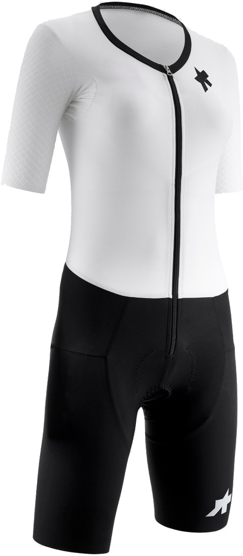 Assos DYORA RSV TRIATOR Speedsuit S11 Triatlondragt Cykeltrøje og Cykelbukser - White Series