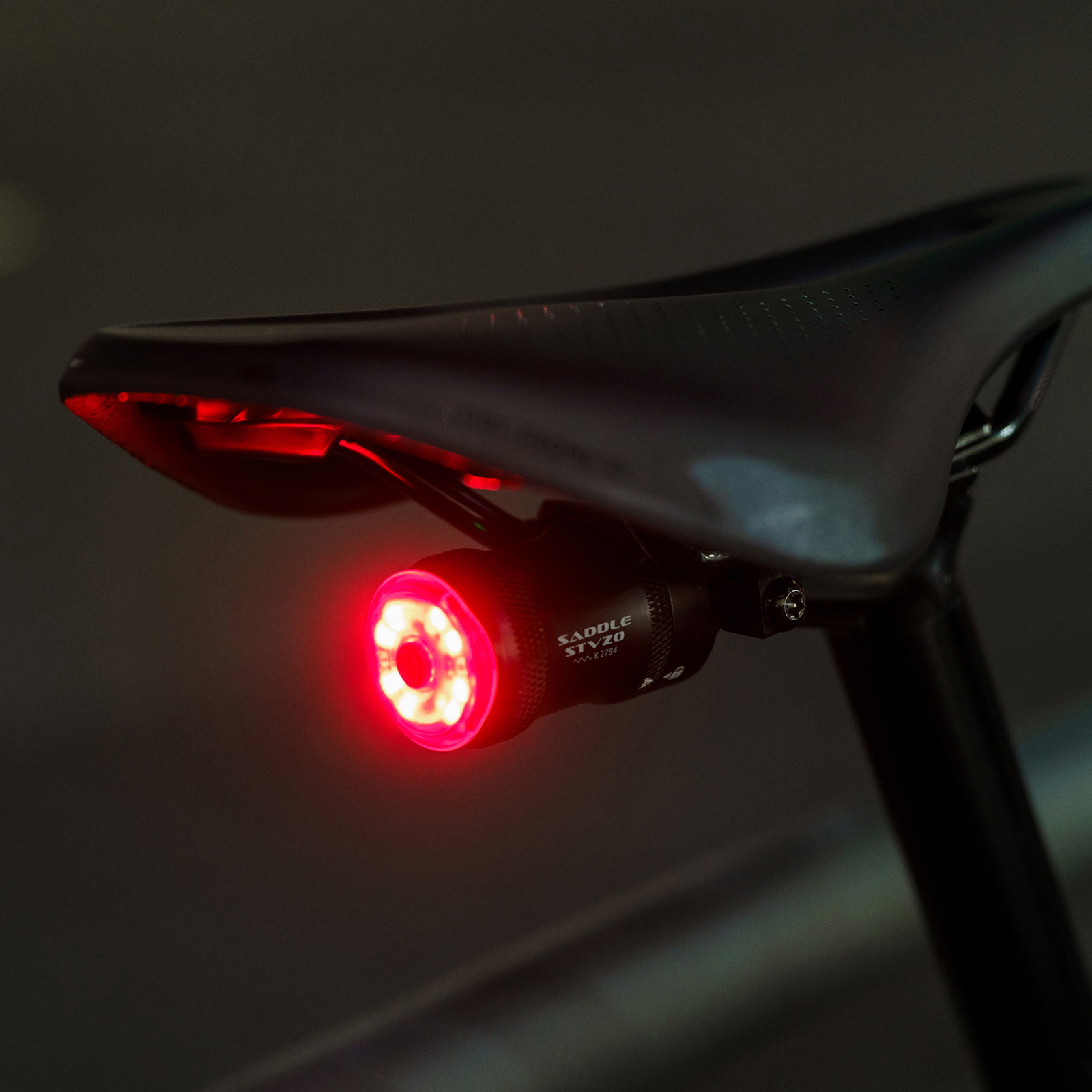 Tilbehør - Cykellygter - Lezyne Saddle StVZO Baglygte 40 lumen - Black