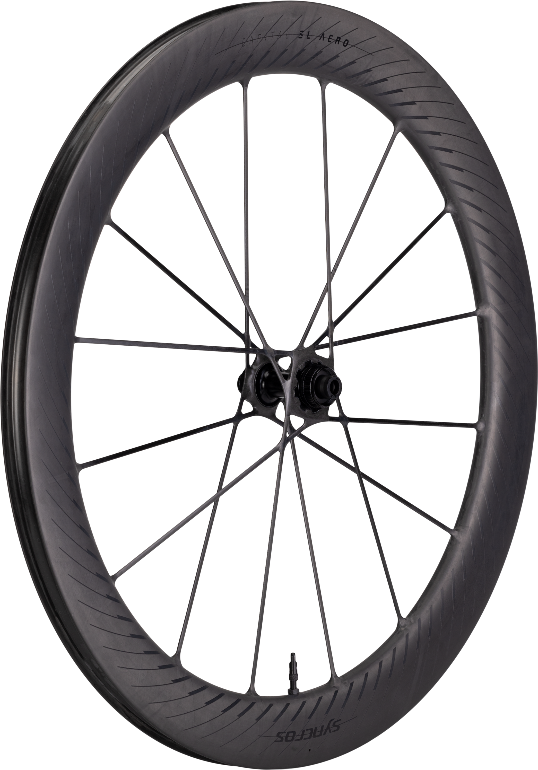 Reservedele - Hjulsæt - Syncros Wheel Front Capital SL Aero 60mm Forhjul - 700c - Sort