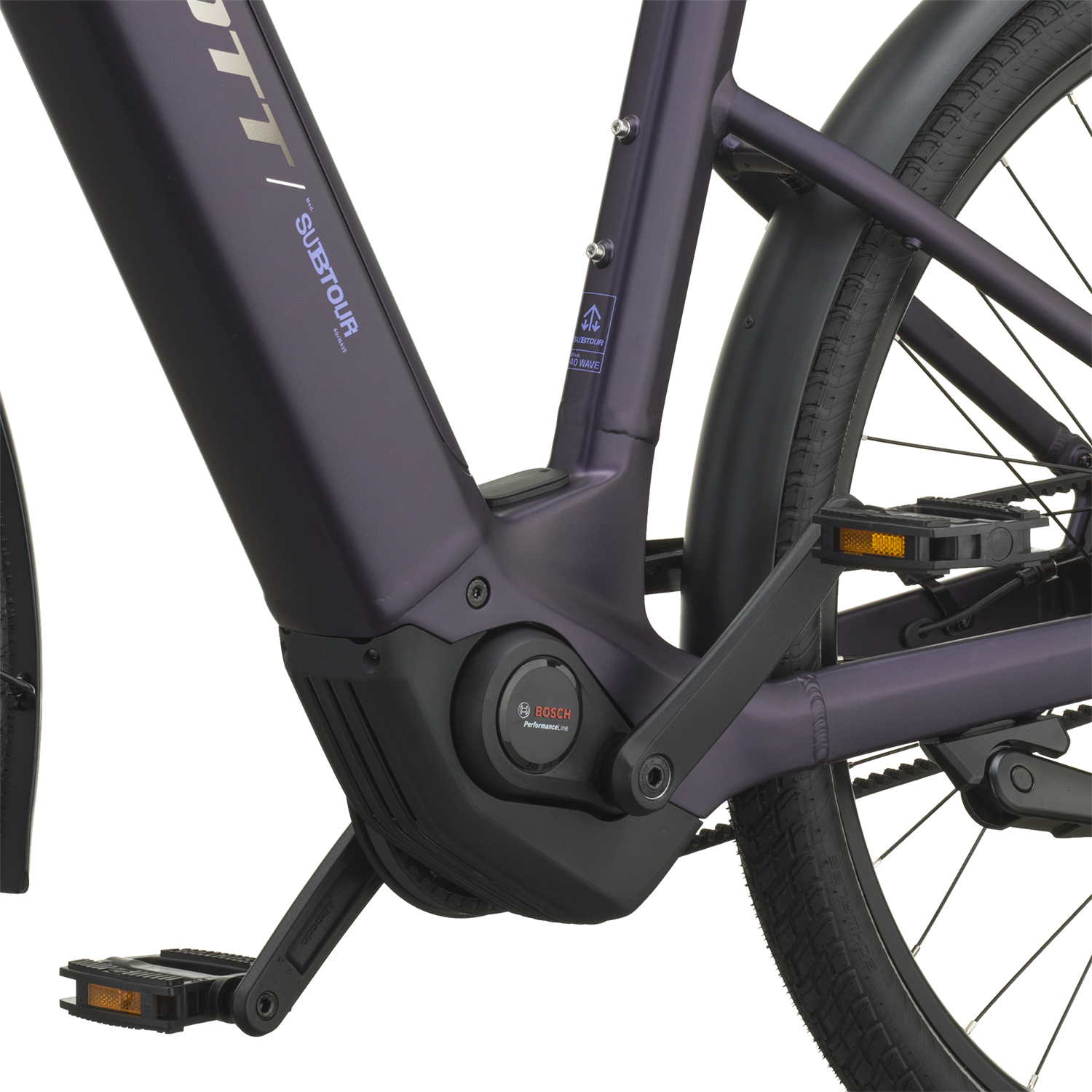 Cykler - Elcykler - Scott Sub Tour 40 Wave 2027 - Royal Purple