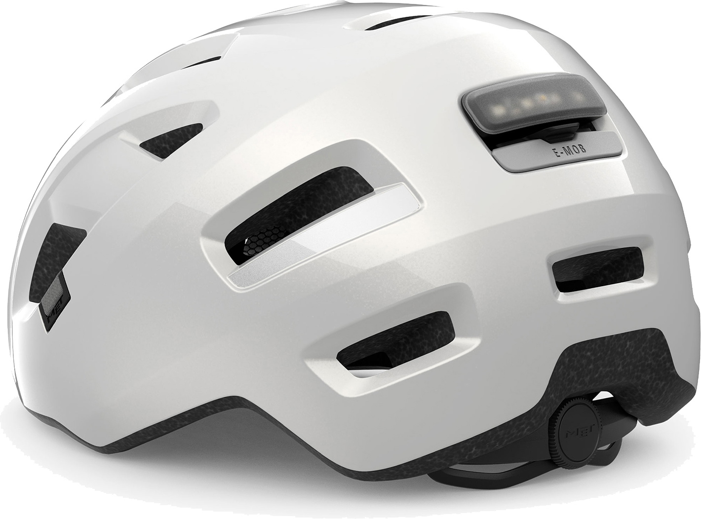 Beklædning - Cykelhjelme - MET Helmet E-Mob - Glossy White