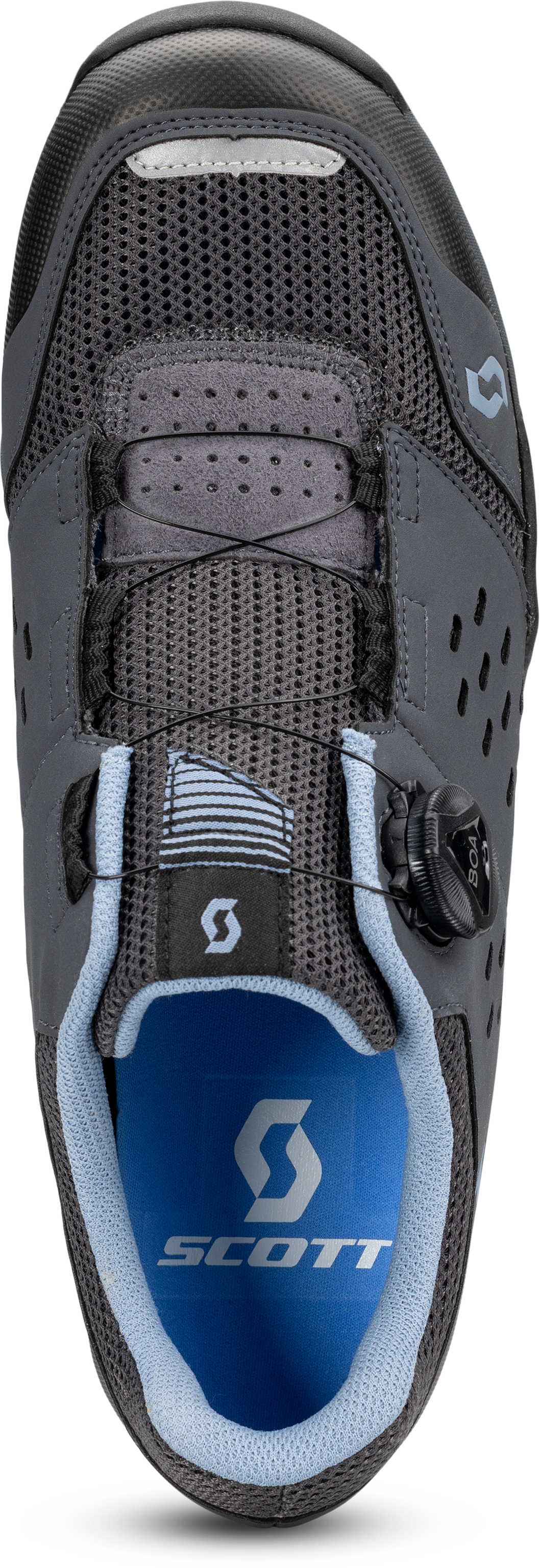 Beklædning - Cykelsko - Scott All Mountain Crus-r SPD Dame Sko - Grey/Light Blue