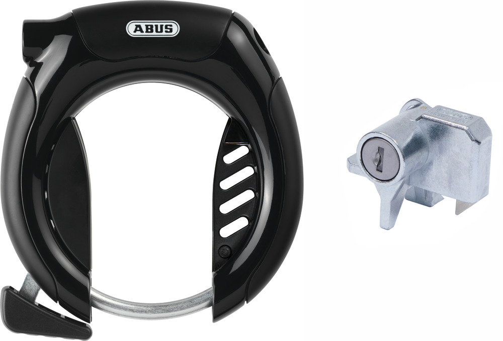 ABUS Abus Ringlås 5850 Shield+Shimano batterilås RT - Sort Tilbehør > Cykellås > Ringlås