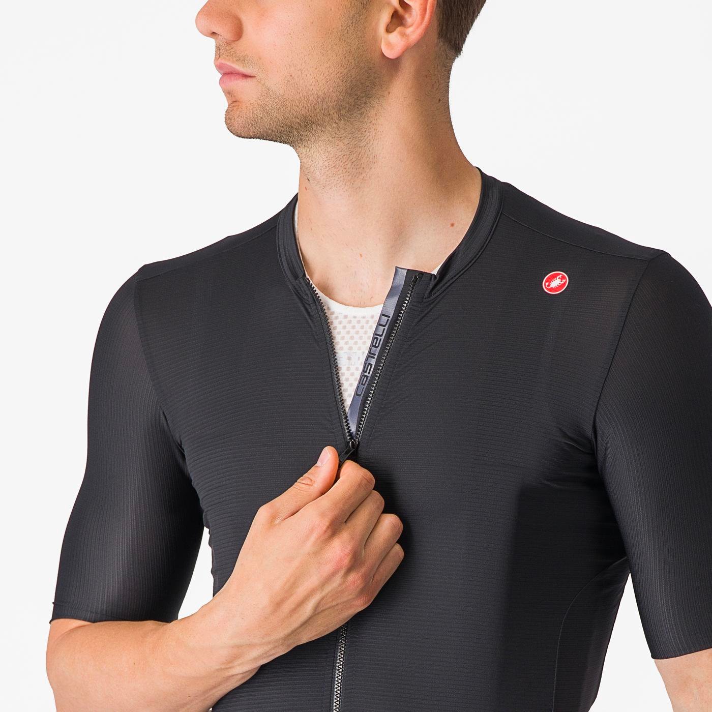 Castelli ESPRESSO JERSEY - Light Black/Dark Gray » Cloth Size: S