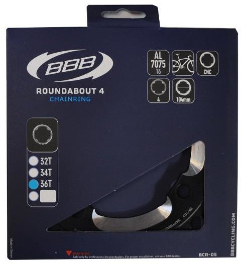 Reservedele - Klinger - BBB Klinge 9/10sp 4-huls 104mm 36T