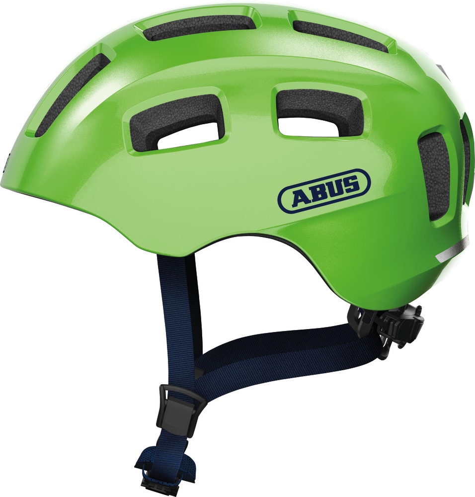 Beklædning - Cykelhjelme - Abus Youn-I 2.0 Hjelm m. LED lys - Grøn