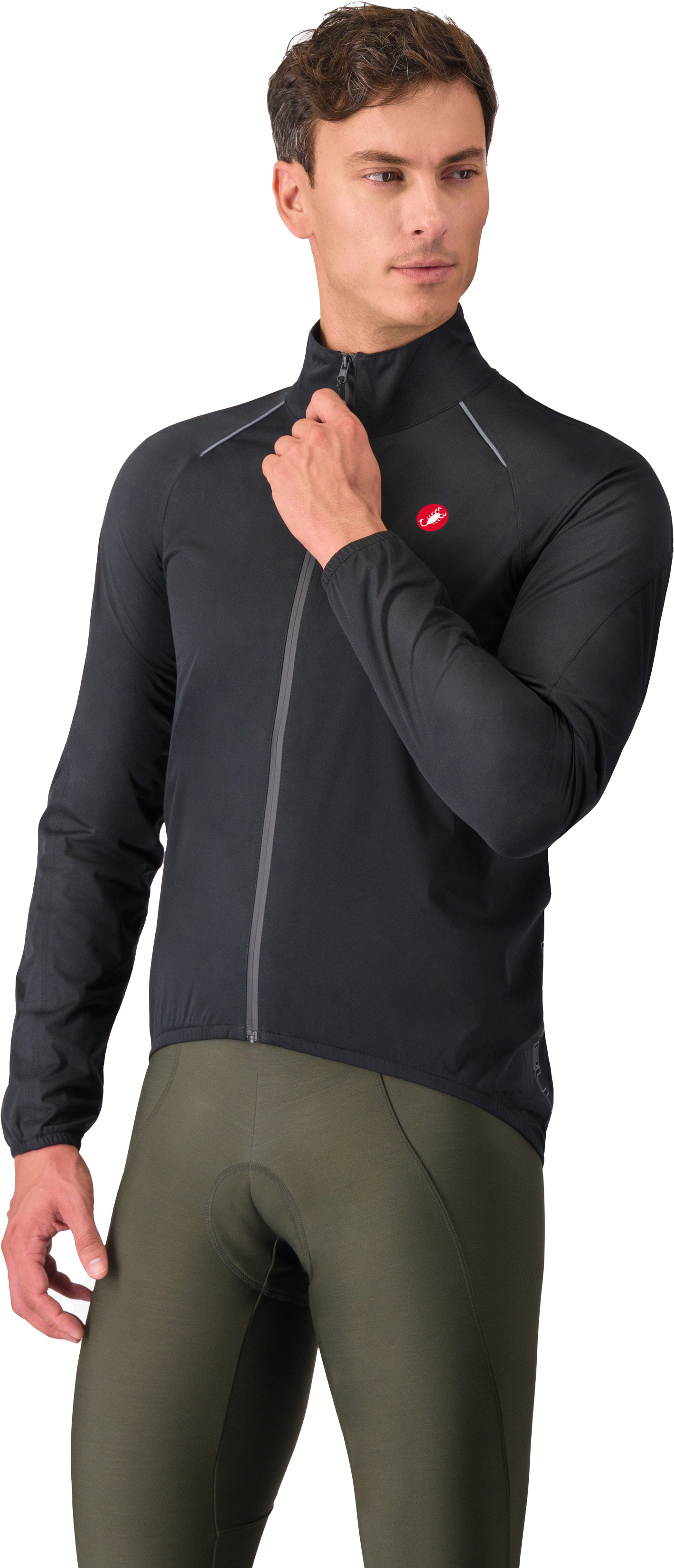 Beklædning - Regntøj & Vindtøj - Castelli EMERGENCY 3 RAIN Jacket - Light Black