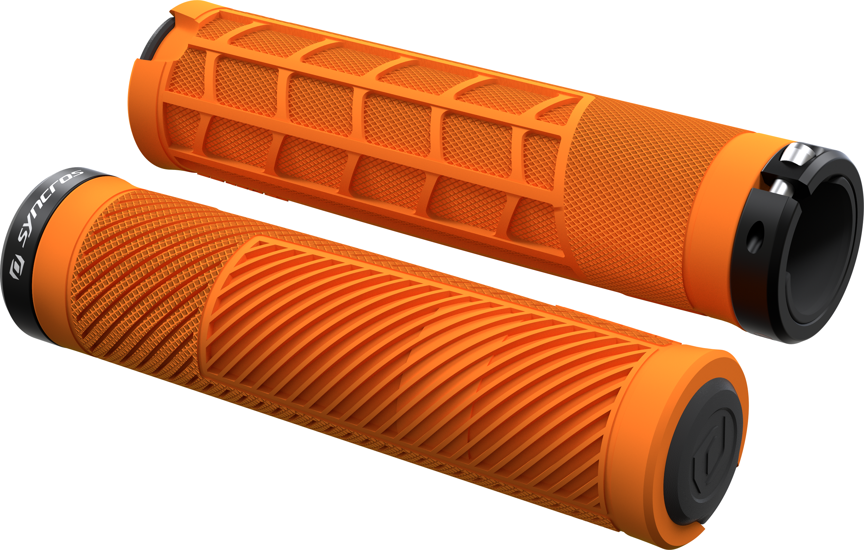 Tilbehør - Cykelhåndtag - Syncros Grips AM Lock-On Håndtag - Acid Orange