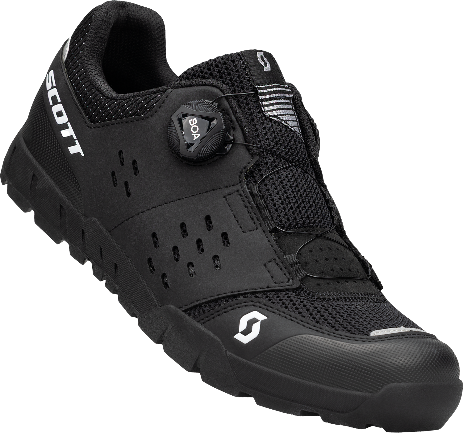 Beklædning - Cykelsko - Scott All Mountain Crus-r Flat Sko - Black