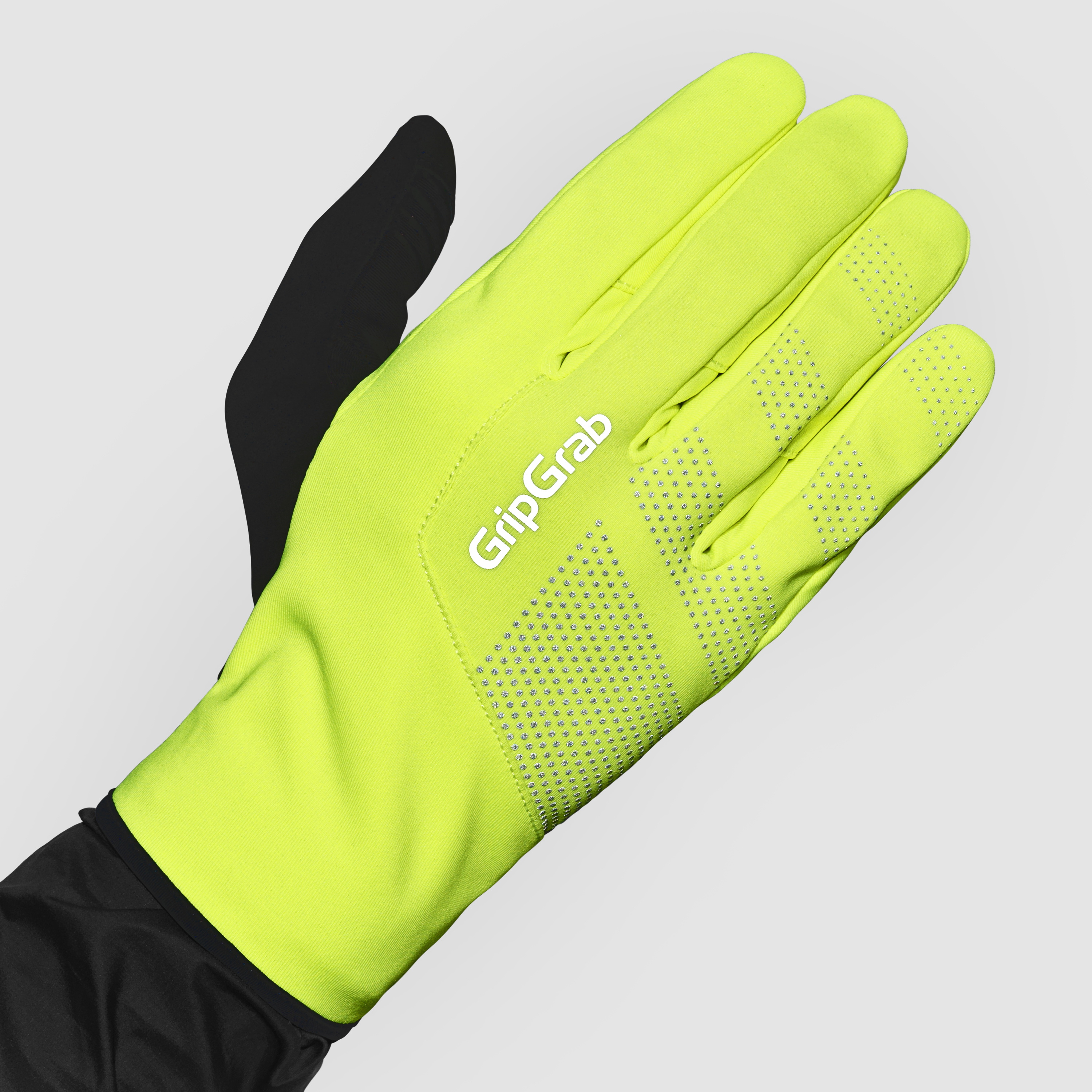 Beklædning - Cykelhandsker - GripGrab RIDE 2 Vindtæt Forår-Efterår Overgangshandsker - Yellow Hi-Vis