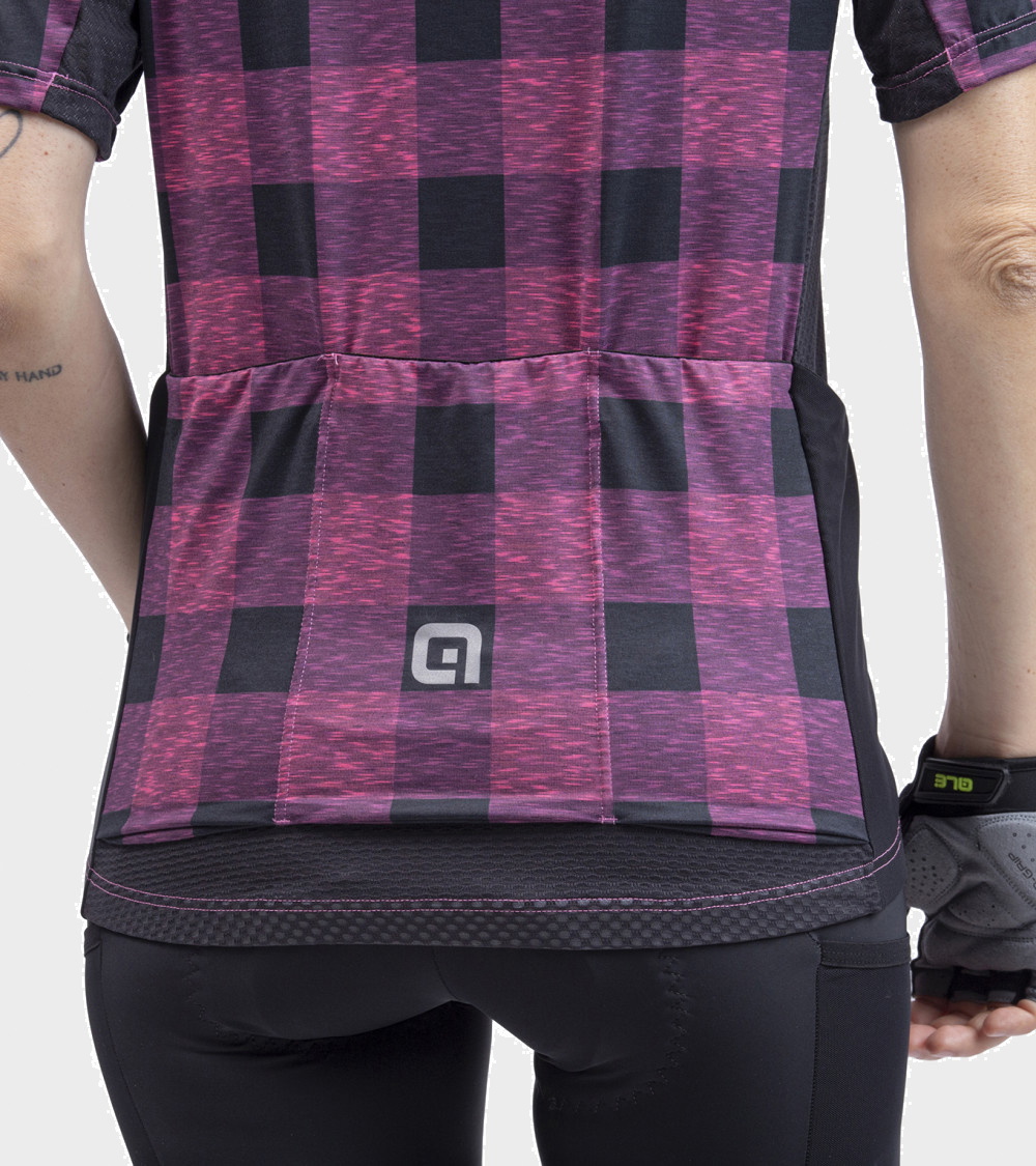 Beklædning - Cykeltrøjer - Alé Jersey Women Gravel Scottish - Lyserød