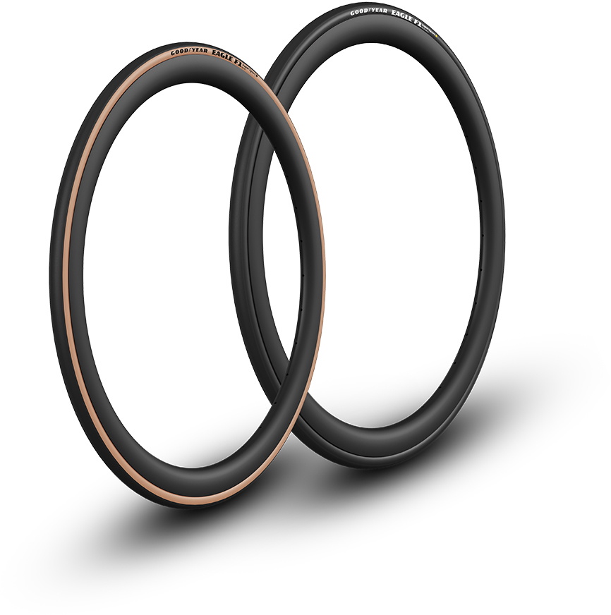 Reservedele - Cykeldæk - Goodyear EAGLE F1 SuperSport R Tubeless Complete 700x25c/28c/30c - Brun