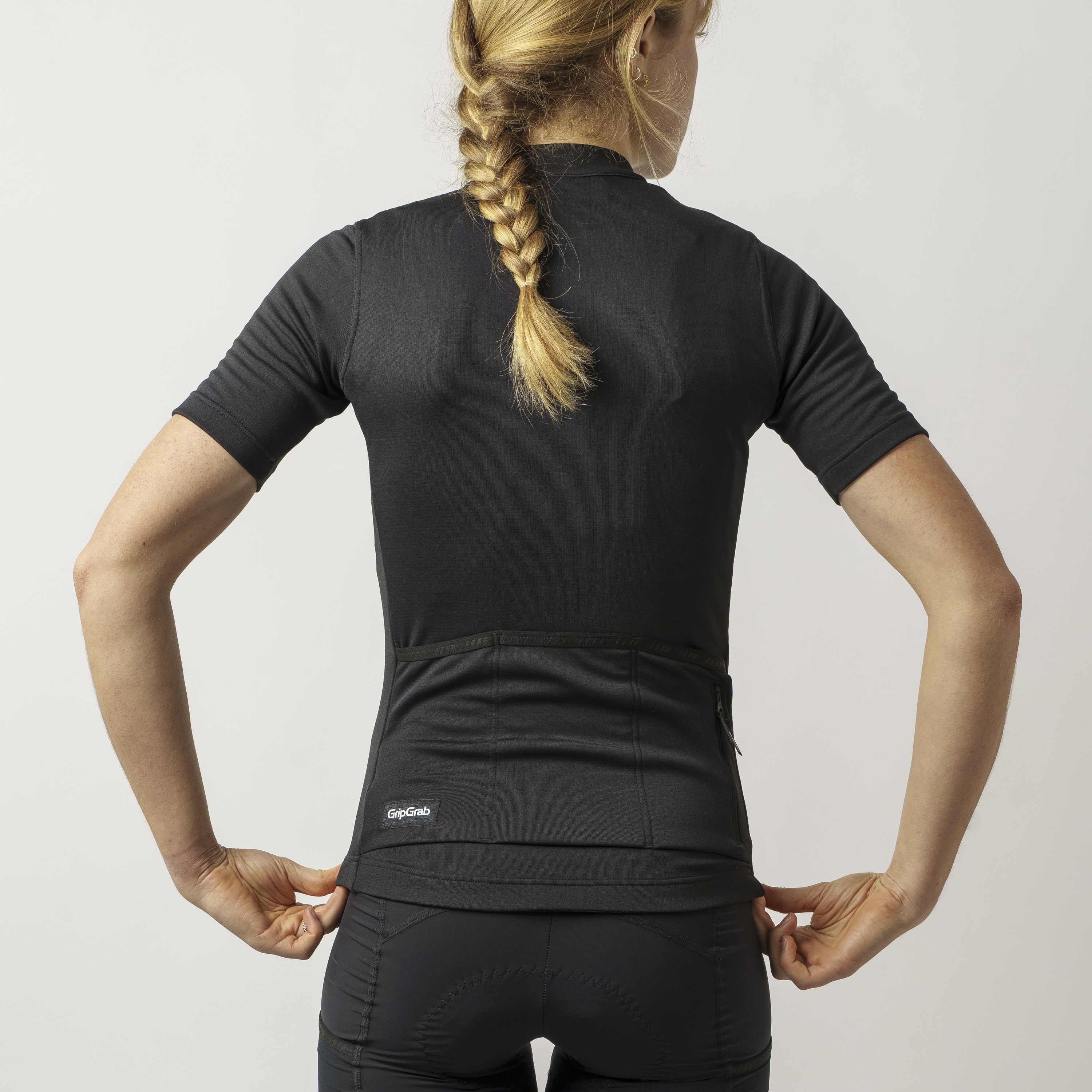 Beklædning - Cykeltrøjer - GripGrab Women's Kortærmet Gravelin Merinotech Cykeltrøje - Black