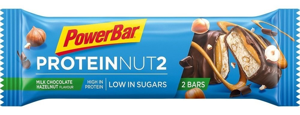 Tilbehør - Energiprodukter - PowerBar Nut2 Milk Chocolate Hazelnut - 2 x 22,5g