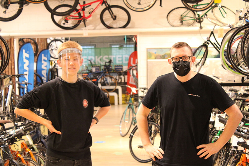 Mundbind hos Cykelexperten (1)