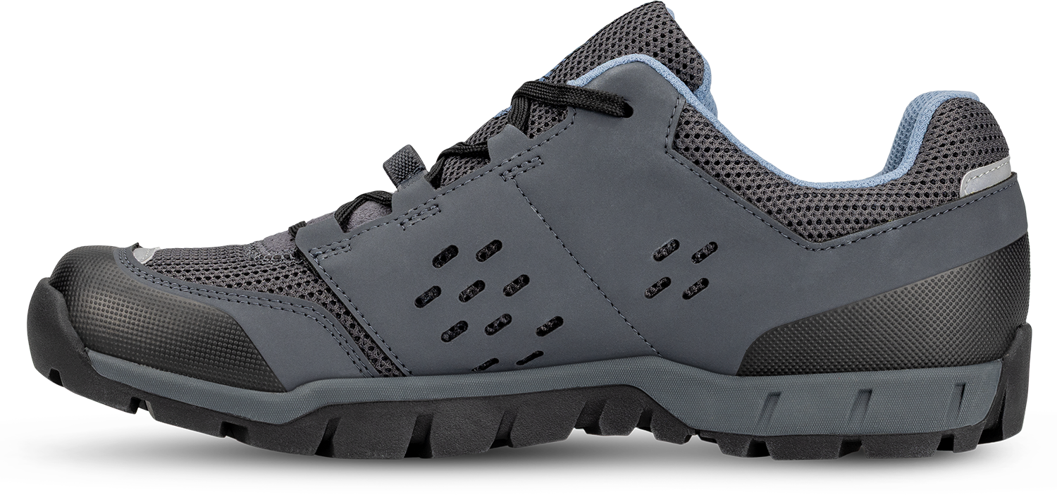 Beklædning - Cykelsko - Scott All Mountain Crus-r Lace SPD Dame Sko - Grey/Light Blue