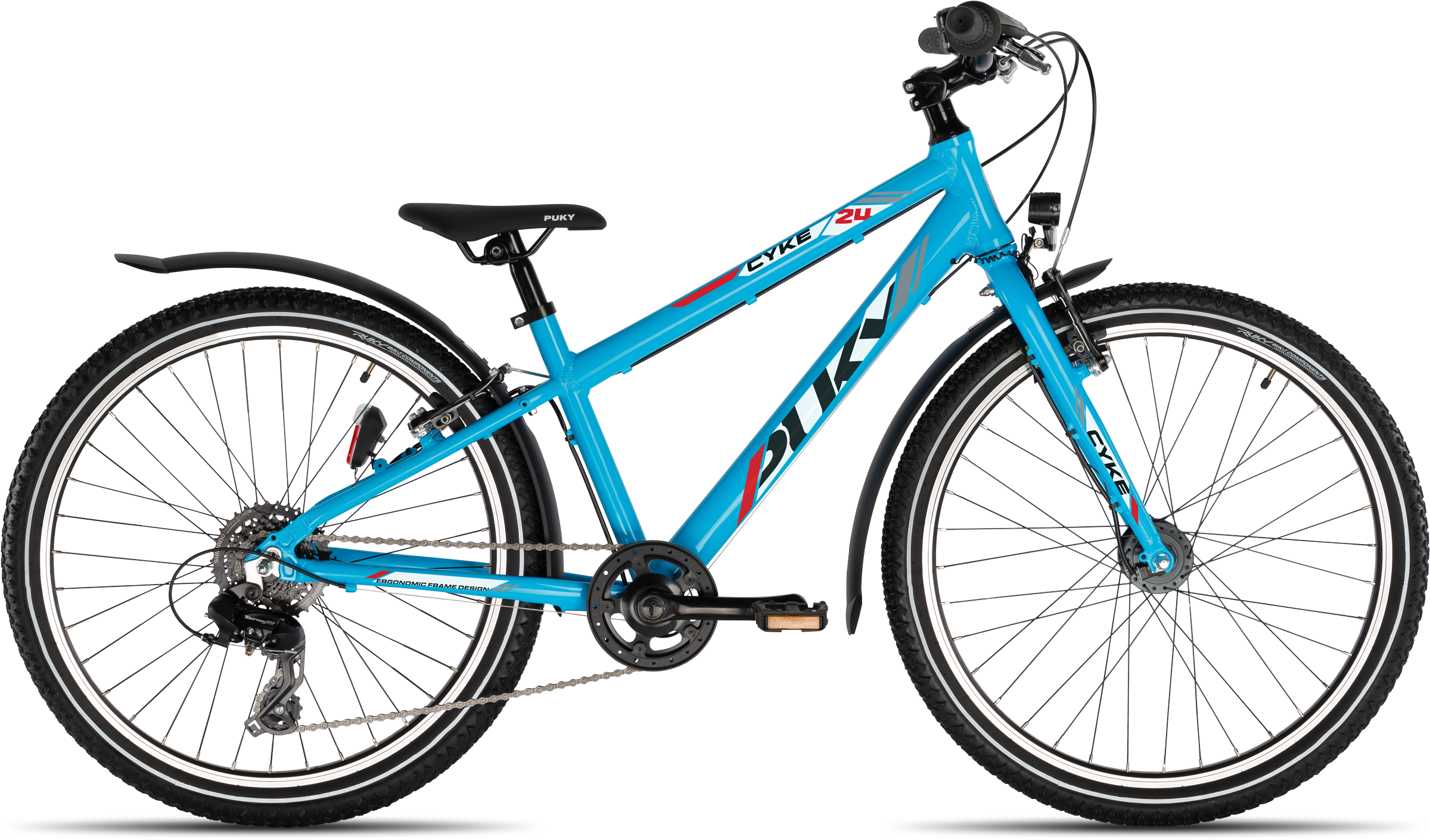 PUKY Cyke 24-8 Light Active 24" - Blå