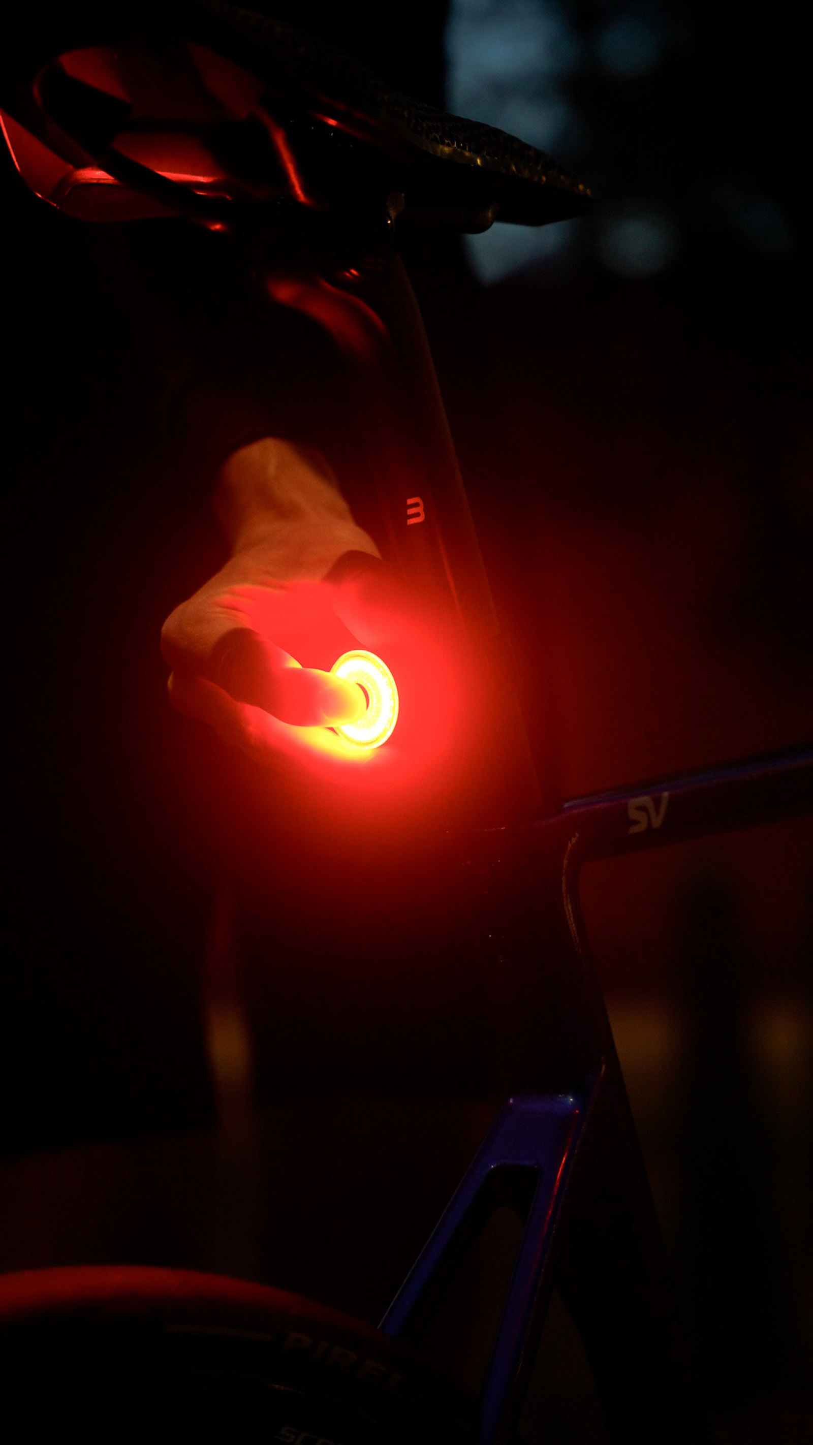 Tilbehør - Cykellygter - Dynamic Red Lyte 100 Baglygte 100 lumen m. bremselys