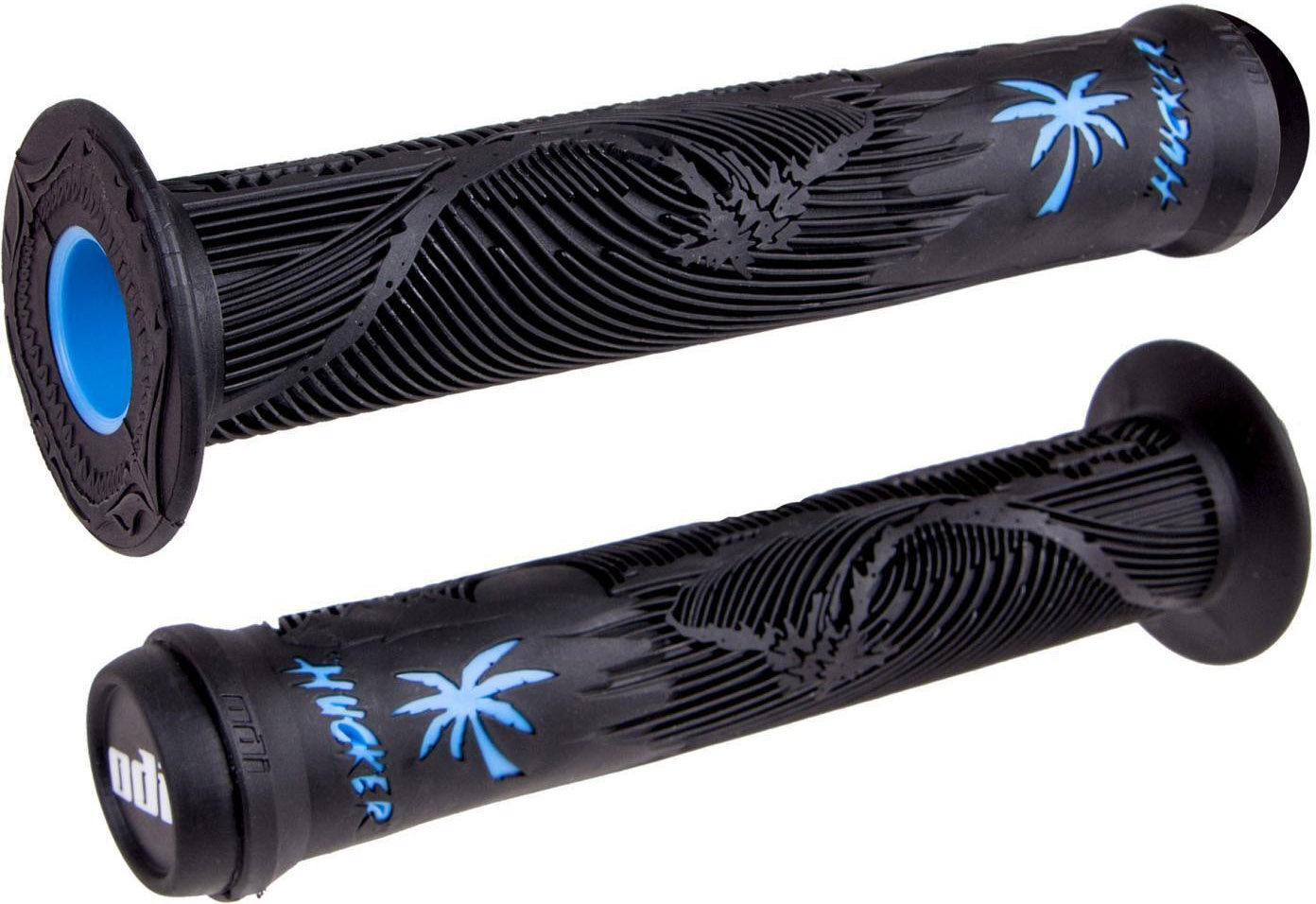 Tilbehør - Cykelhåndtag - ODI Hucker Signature BMX Greb 160mm - Black-Green