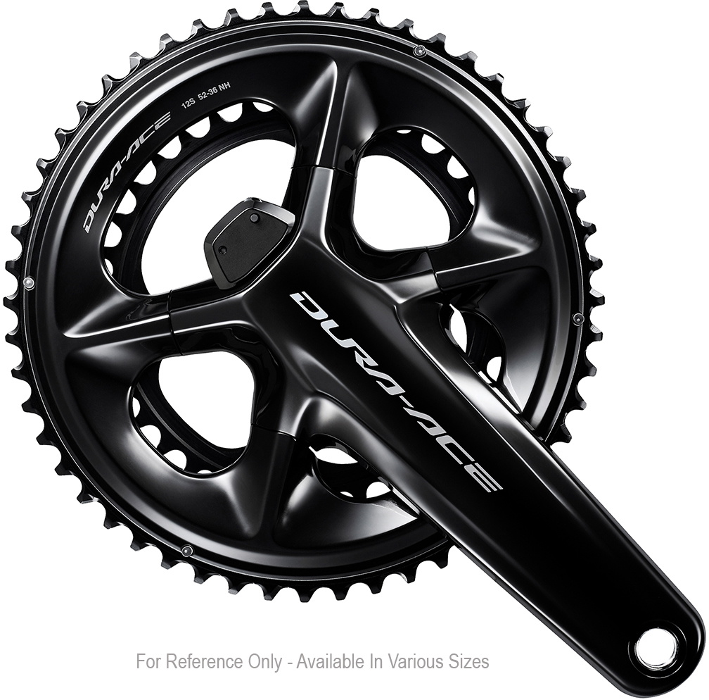Kranksæt 12 Speed Dura Ace Fc R9200 Powermeter 170mm U Klinger Fra Shimano