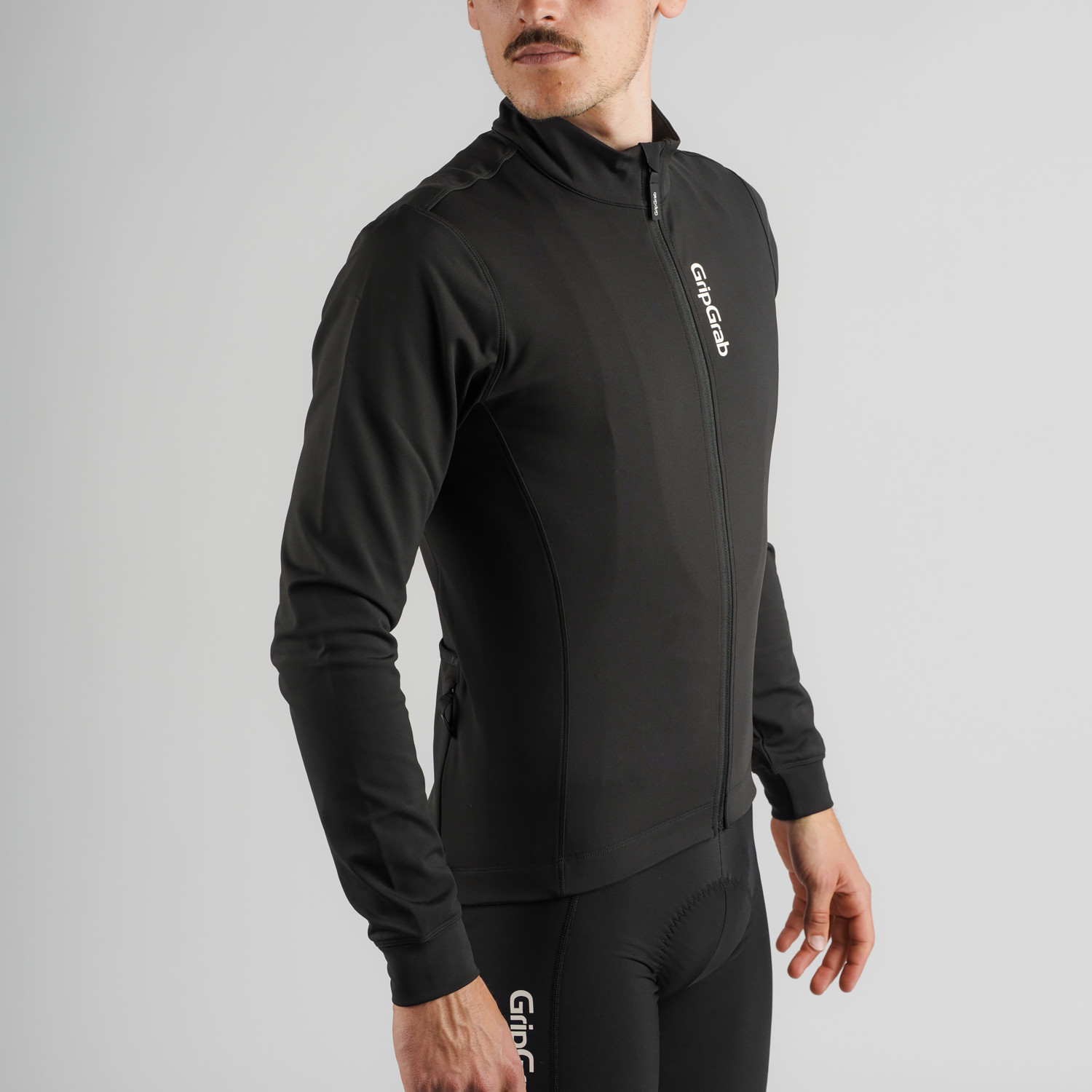 Beklædning - Cykeltrøjer - GripGrab RIDE Langærmet termocykeltrøje - Black