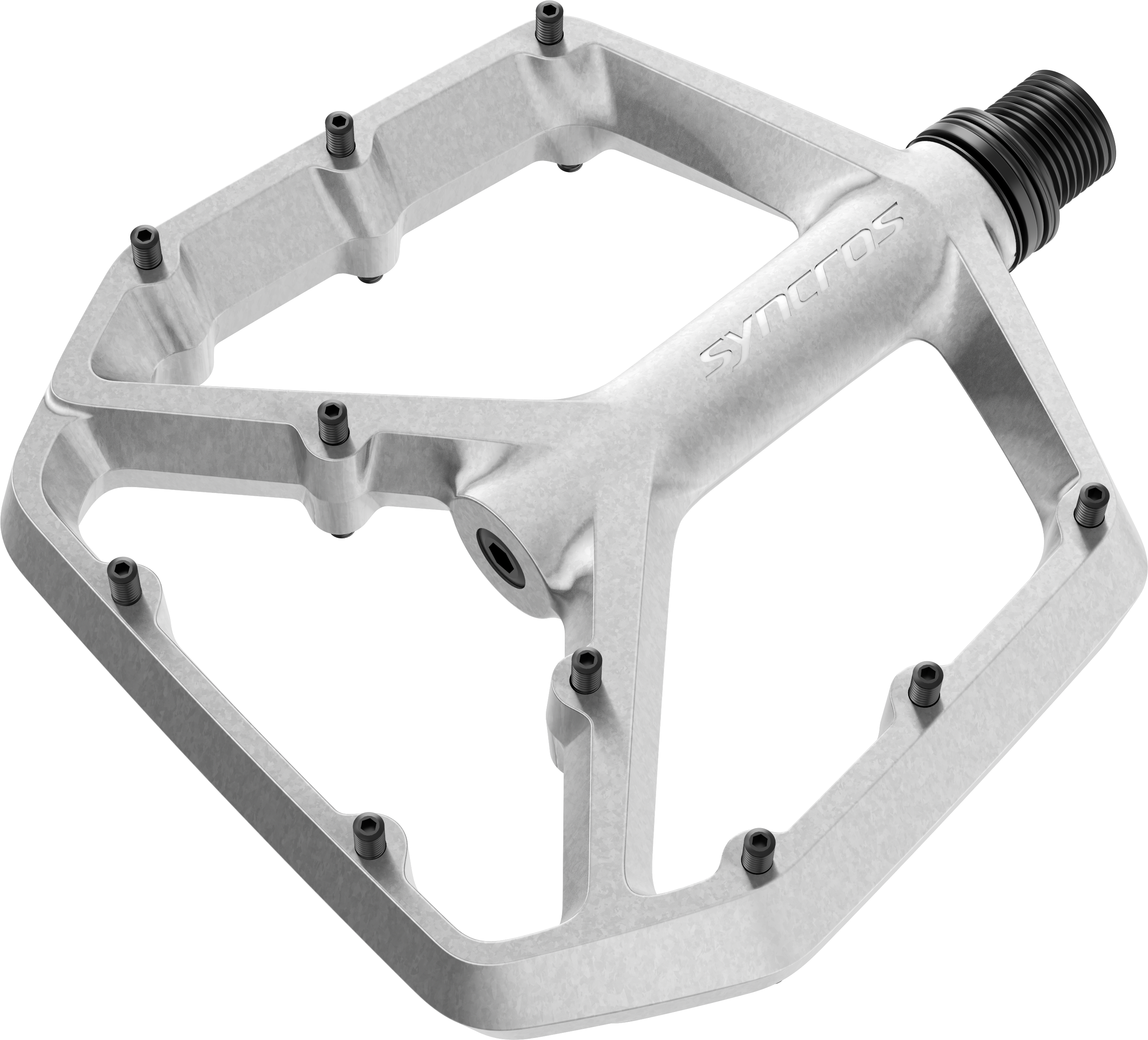 Syncros Flat Pedals Squamish II Pedaler - Large - Raw Alloy