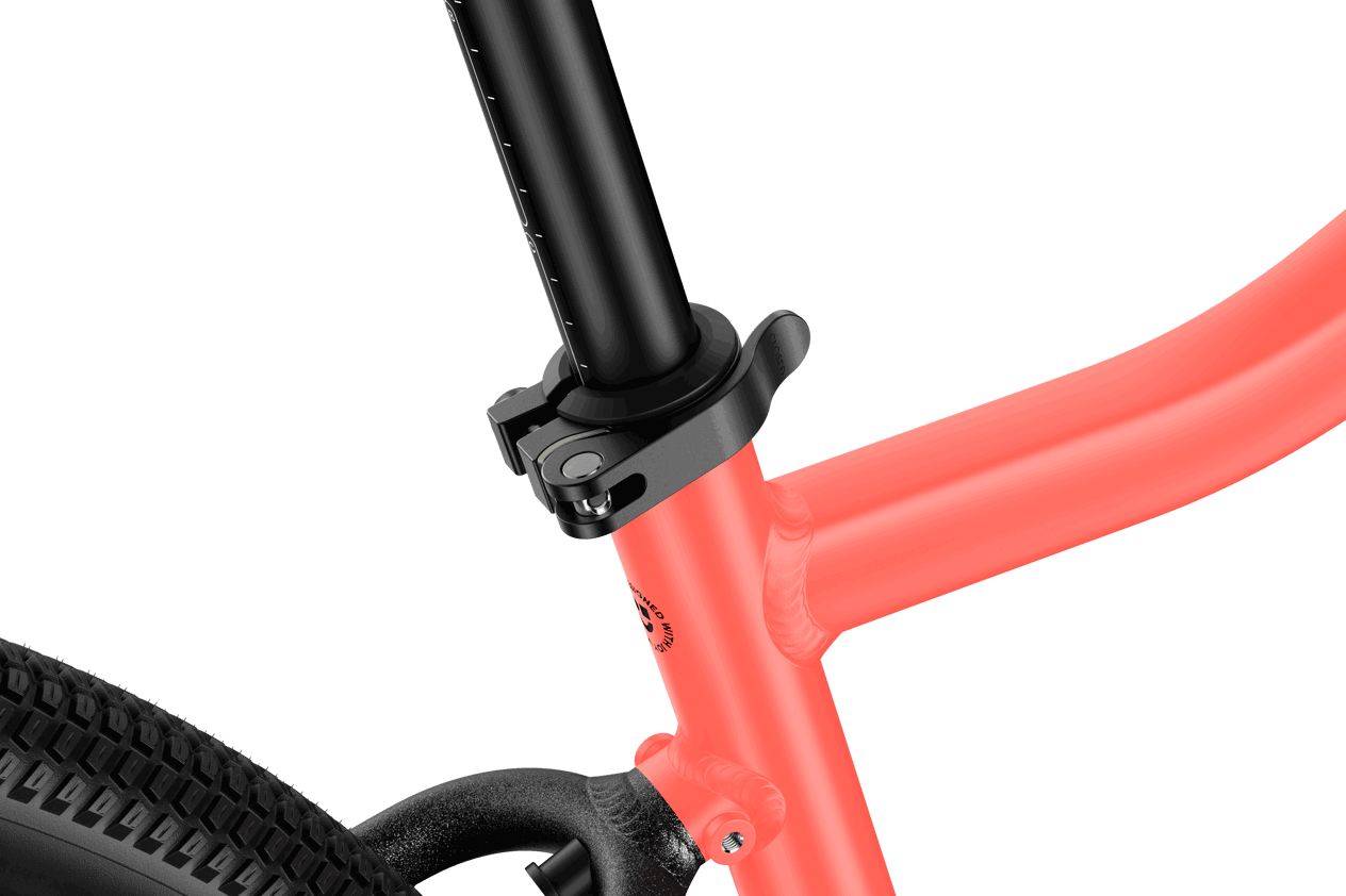 Cykler - Børnecykler - Woom Explore 5 - Neon Coral