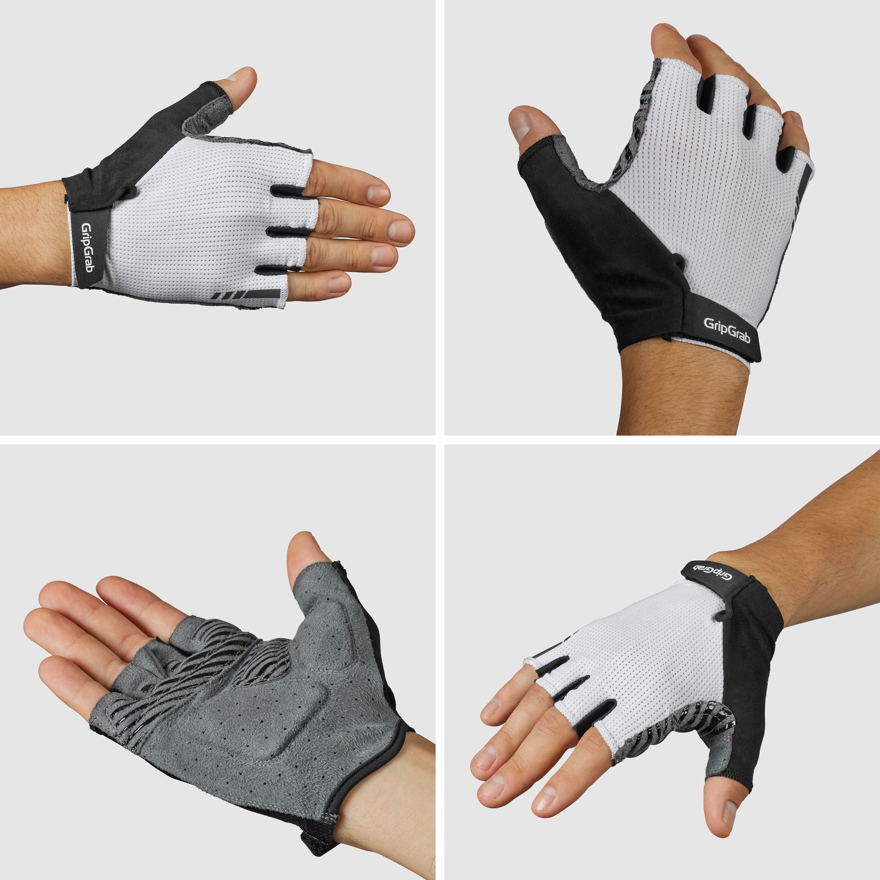 Beklædning - Cykelhandsker - GripGrab Expert RC Max Cykelhandske - White