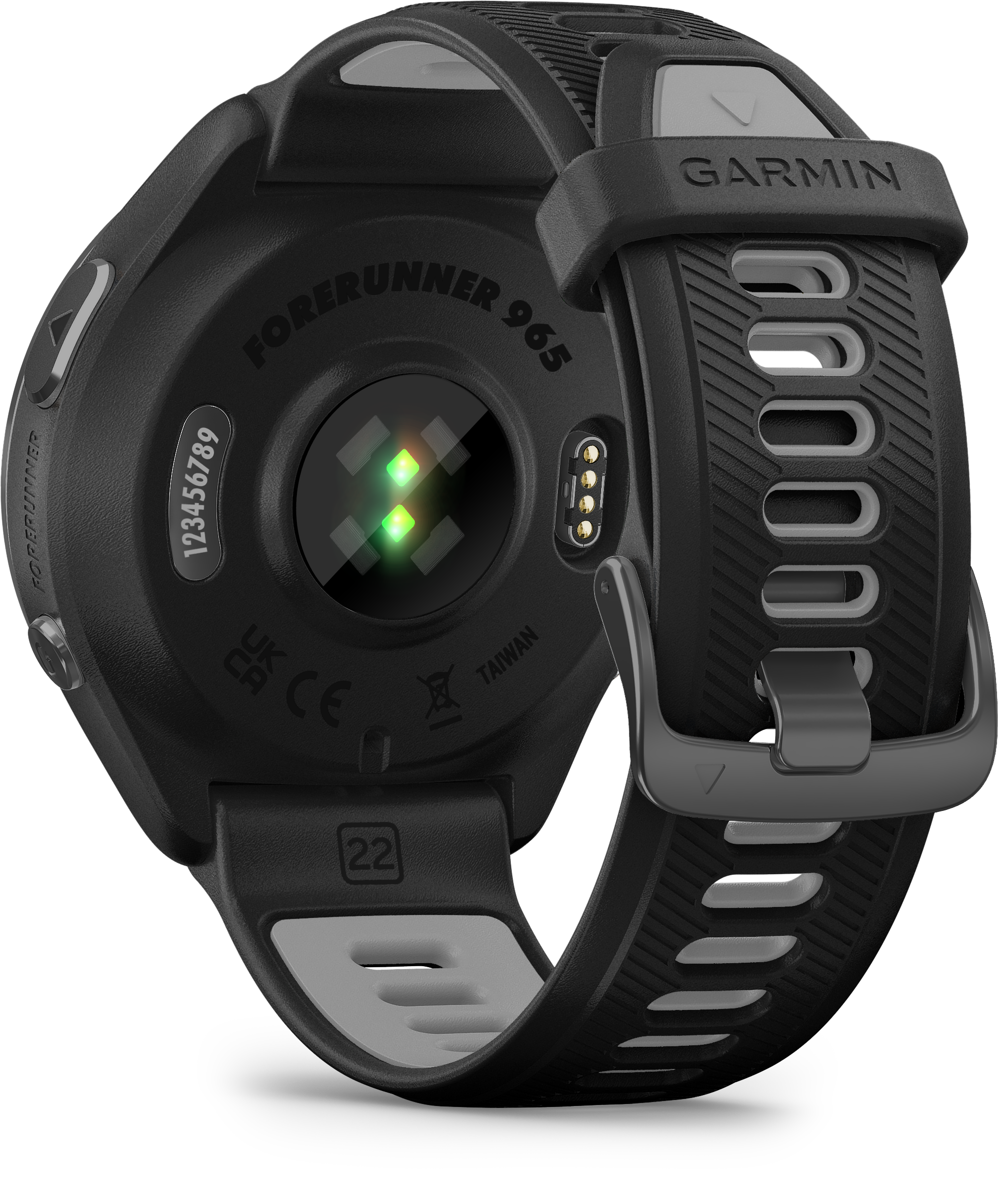 Brands - Garmin - Garmin Forerunner 965 - Carbon Grey - Black/Powder