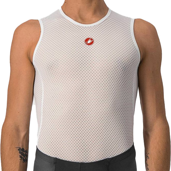 Beklædning - Baselayer / Undertøj - Castelli PRO ISSUE SLEEVELESS Baselayer - Hvid