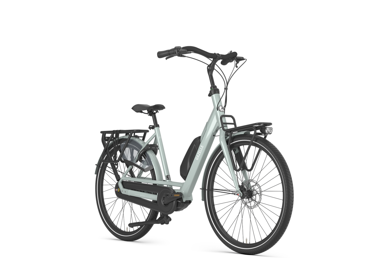 Cykler - Elcykler - Gazelle Bloom C7 Dame 2026 - Light Olive Blank