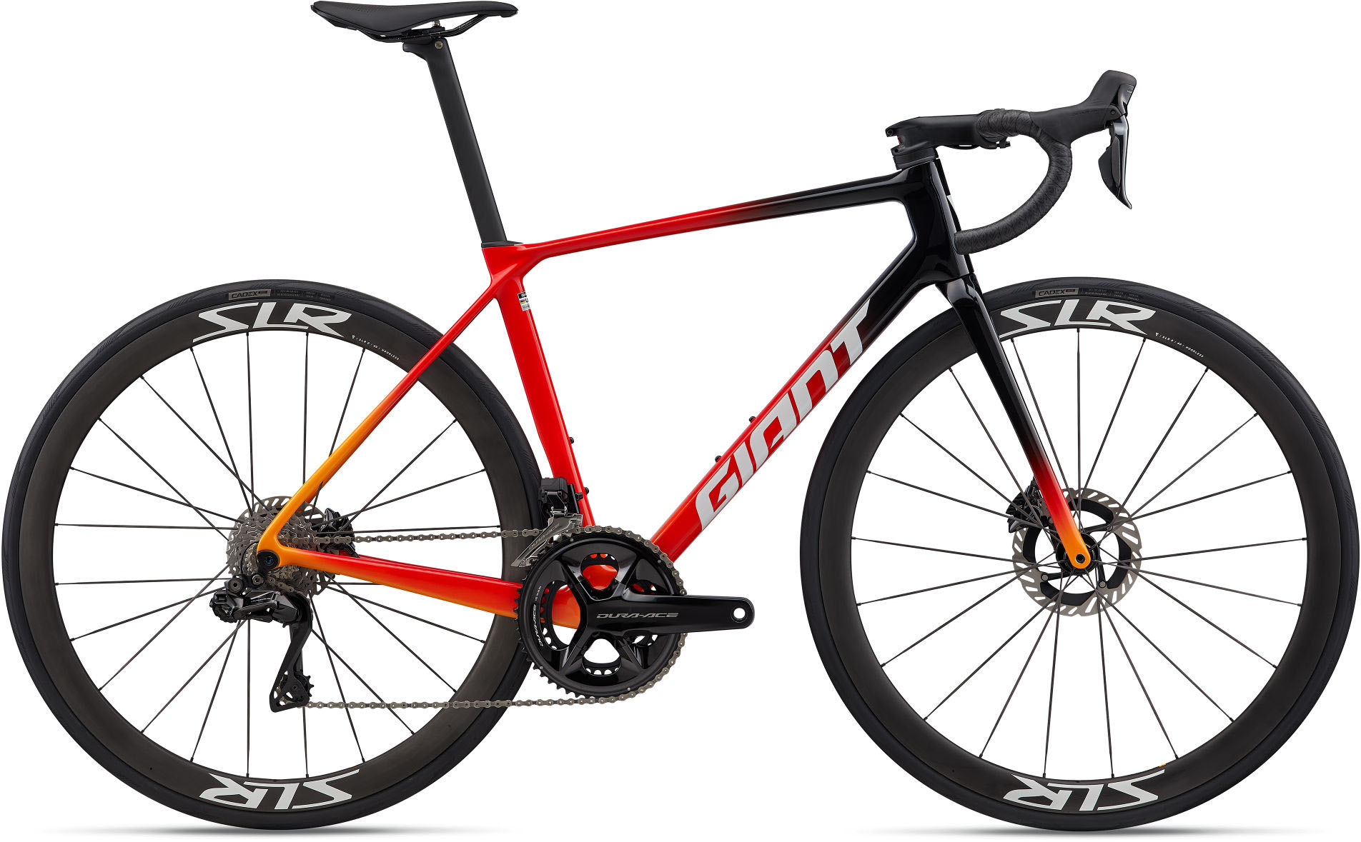 Giant TCR Advanced Pro (Dura-Ace) 2026 - Black/Rosso Corsa