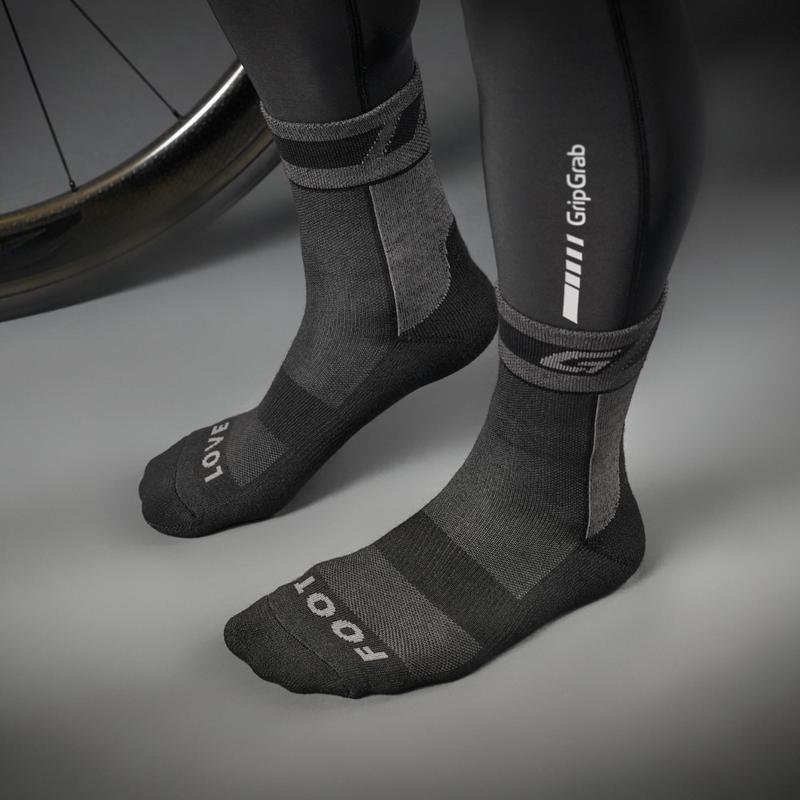 Beklædning - Sokker - GripGrab Merino Winter Cycling Sock - sort