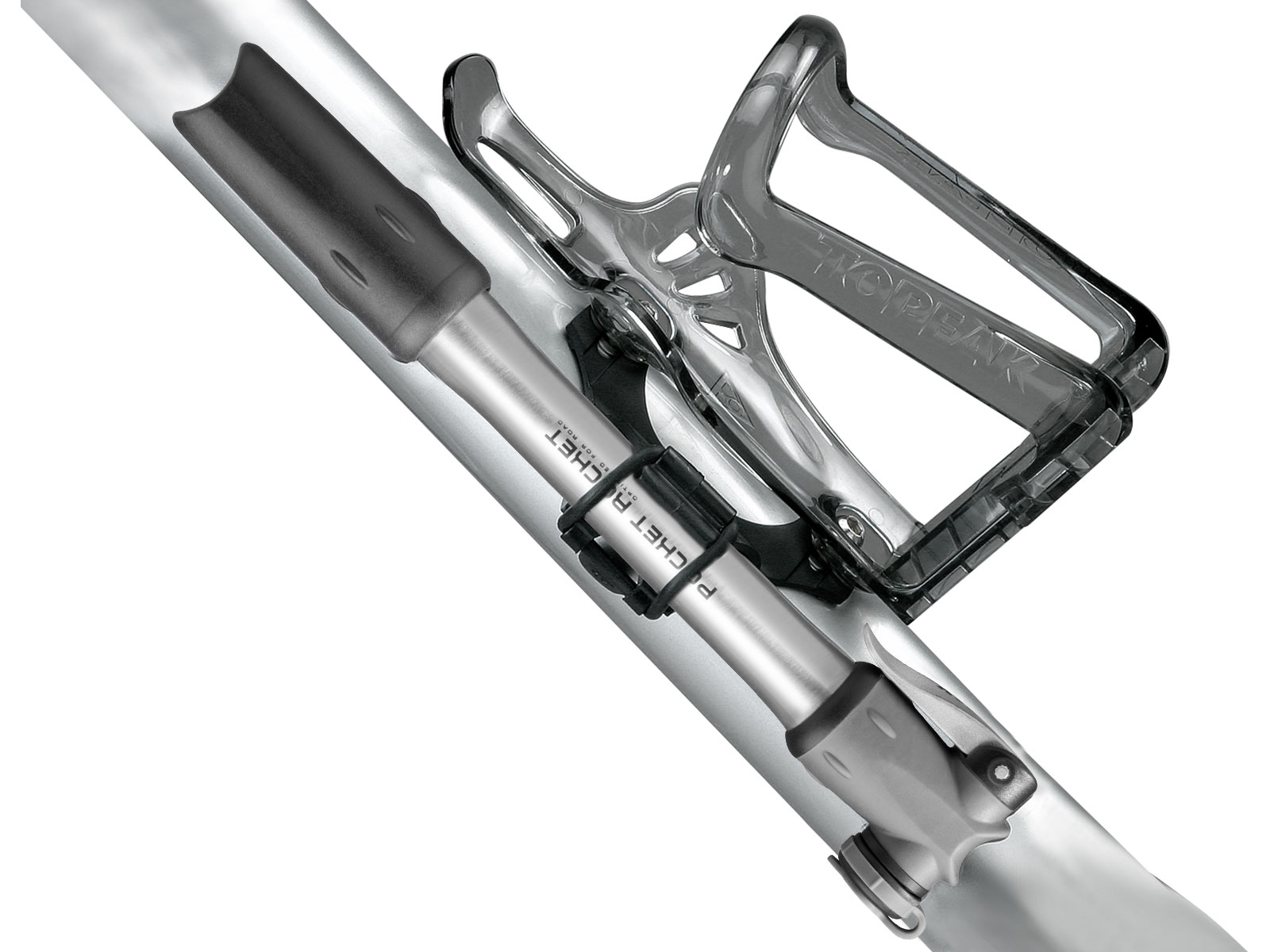 Tilbehør - Cykelpumper - Topeak Pumpe Pocket Rocket 11bar/160psi - Sort