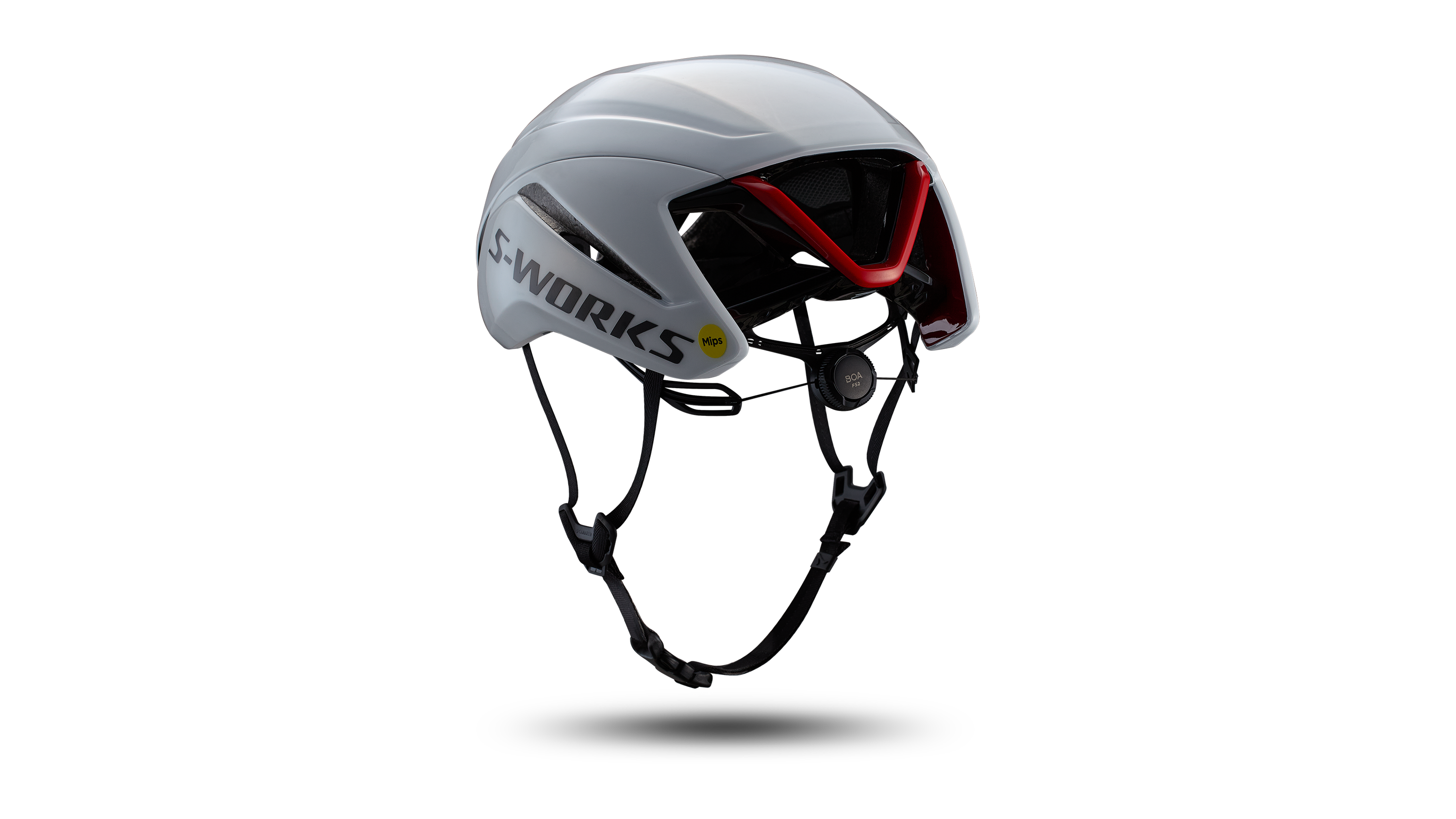 Beklædning - Cykelhjelme - Specialized S-Works Evade 4 Cykelhjelm - White/Red