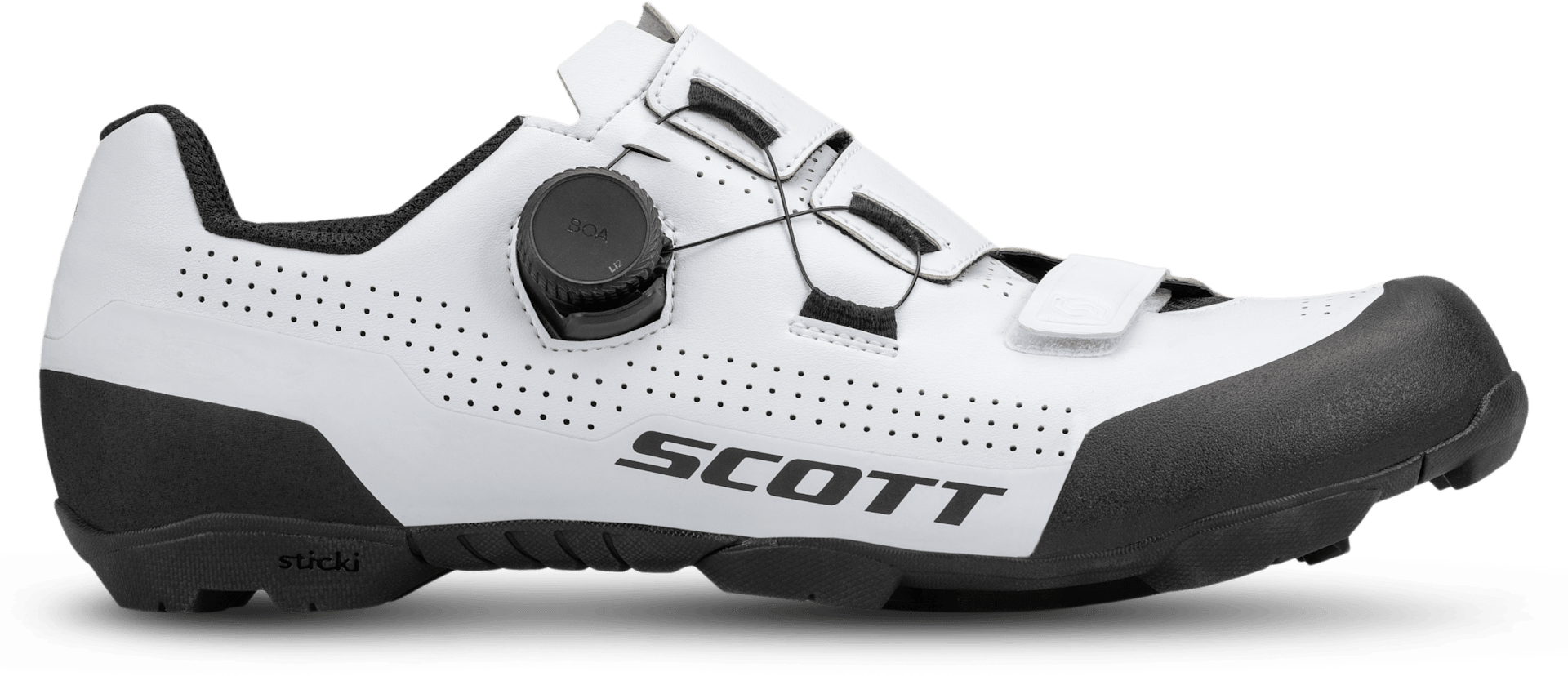 Beklædning - Cykelsko - Scott MTB Team BOA SPD Sko - White/Black