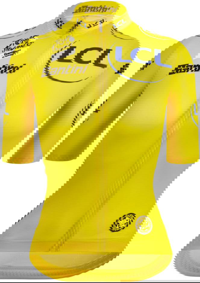 Santini Tour de France – FEMMES AVEC ZWIFT og#x2013; Womenog#x27;s – Yellow Jersey