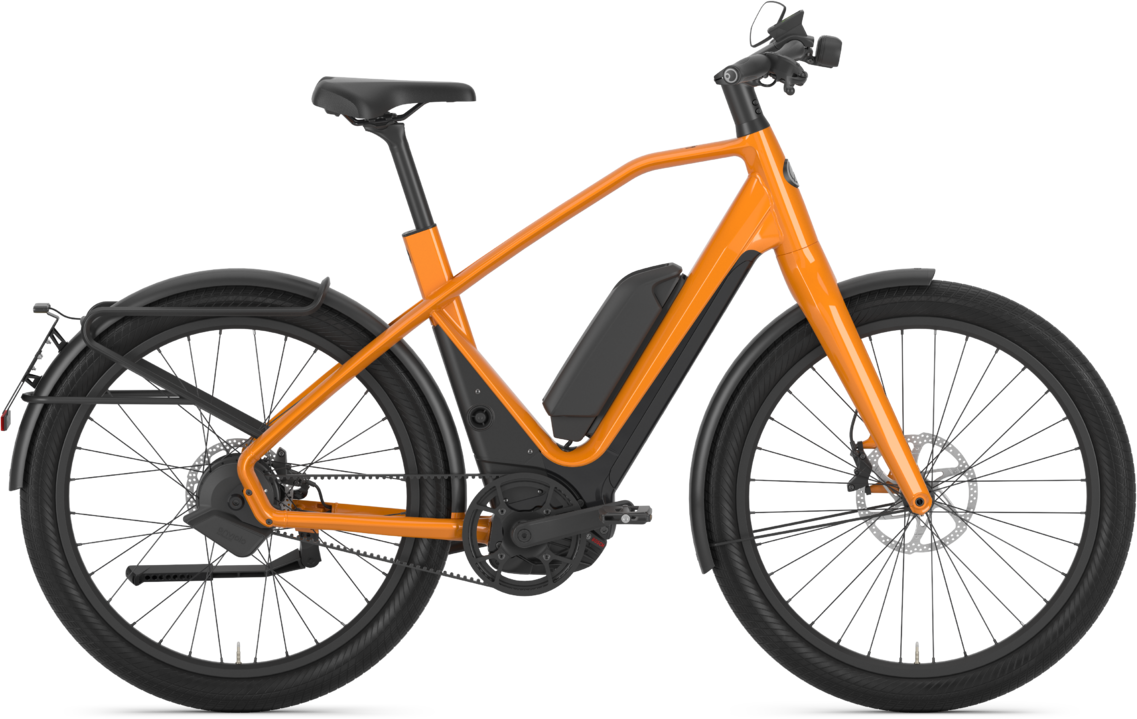 Se Gazelle No1 1125Wh Speed Pedelec 45 km/t 2023 - Orange hos Cykelexperten.dk