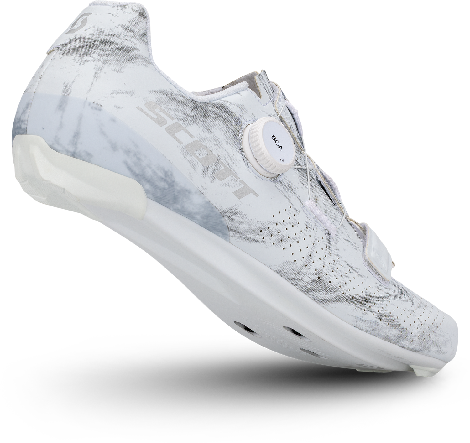 Beklædning - Cykelsko - Scott Road Team BOA SPD-SL Sko - White/Grey