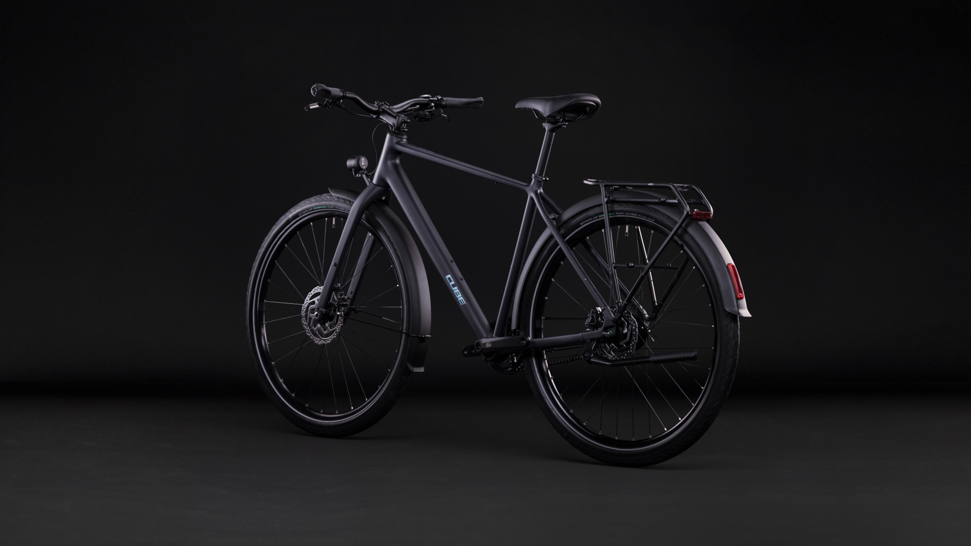 Cykler - Herrecykler - Cube Editor Pro FE (Fully Equipped) Herre 2027 - Night´n´Chrome