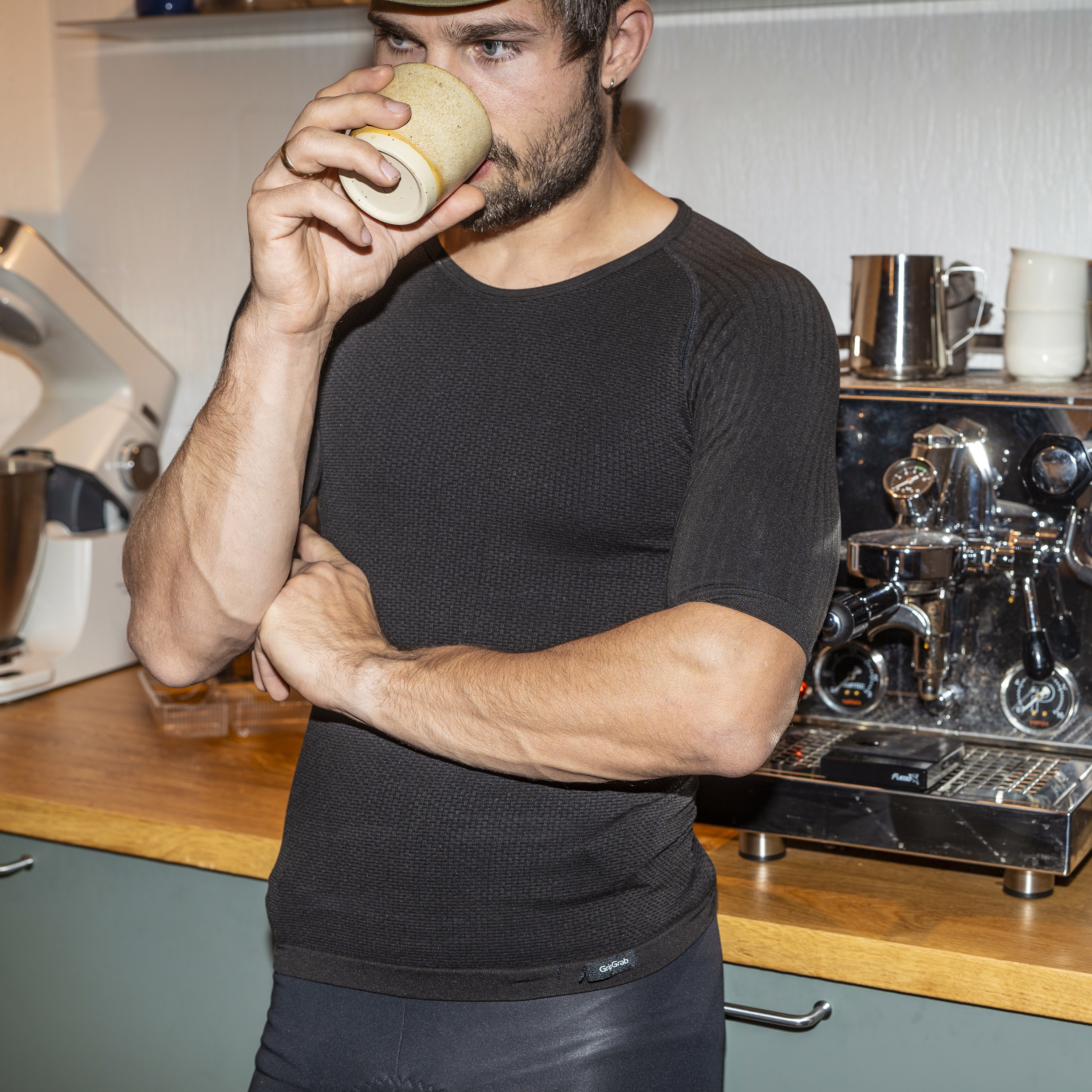 Beklædning - Baselayer / Undertøj - GripGrab PACR Spring-Autumn Kortærmet Base Layer - Black