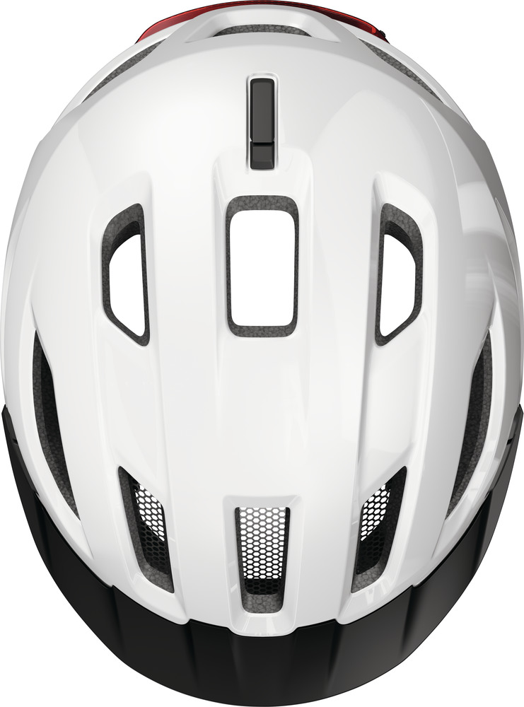 Beklædning - Cykelhjelme - Abus Hjelm Urban-I 4.0 m. LED - Shiny White