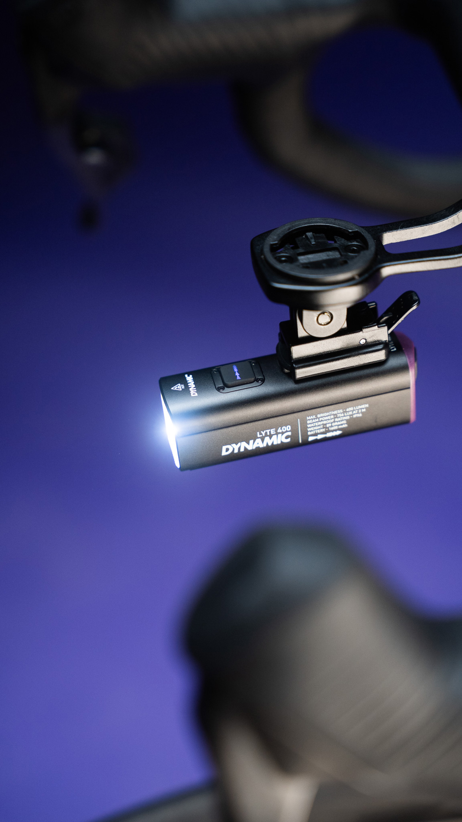 Tilbehør - Cykellygter - Dynamic Lyte 400 Forlygte 400 lumen