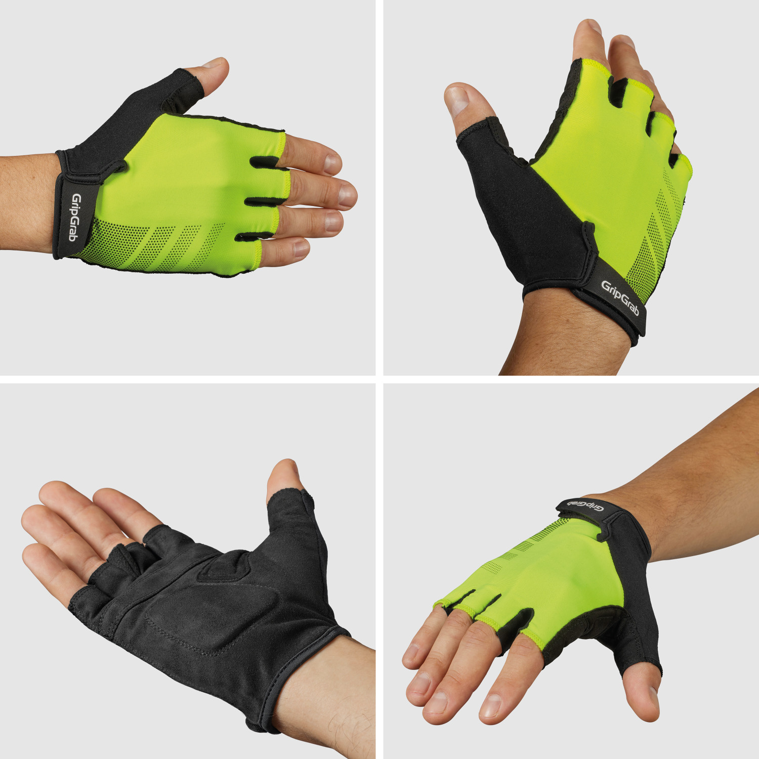 Beklædning - Cykelhandsker - GripGrab Ride RC Lite Cykelhandske - Yellow Hi-Vis