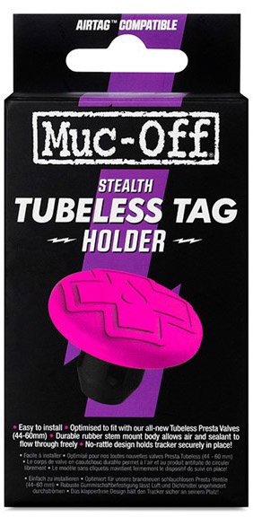 Reservedele - Tubeless - Muc-Off Stealth Tubeless Tag Holder til Apple Airtag
