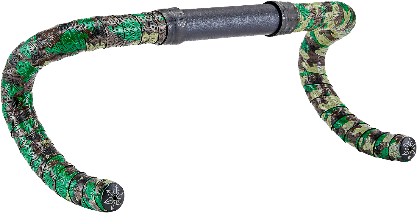Tilbehør - Styrbånd - Supacaz Super Sticky Kush Tape Gravel Styrbånd - Camo/Ano Black