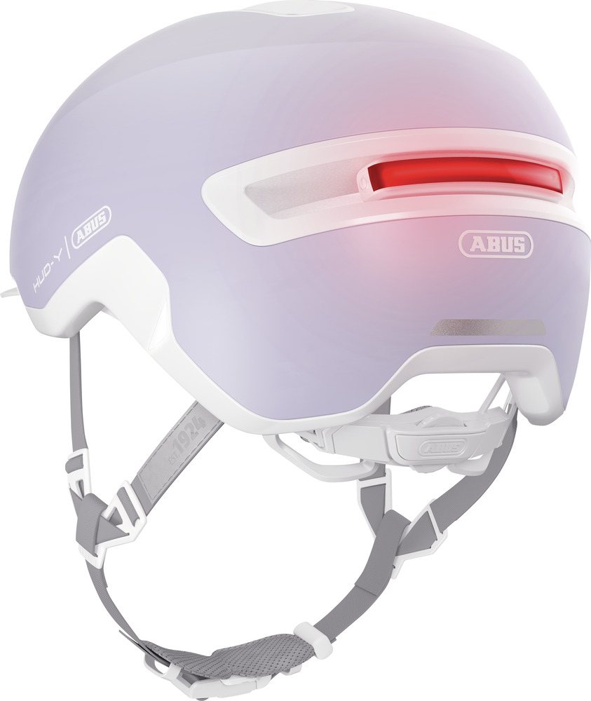 Beklædning - Cykelhjelme - Abus Hud-Y m. LED - Pure Lavender