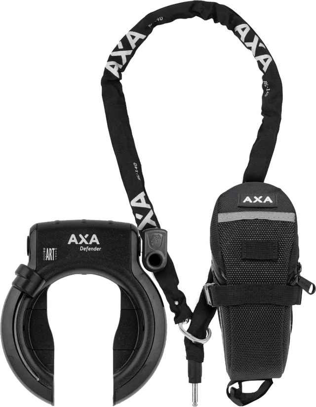 AXA Defender Rammelåsesæt m. 140 cm indstikskæde